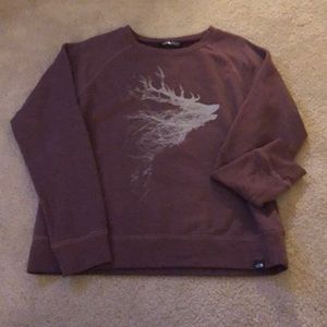 North face crew neck sweatshirt